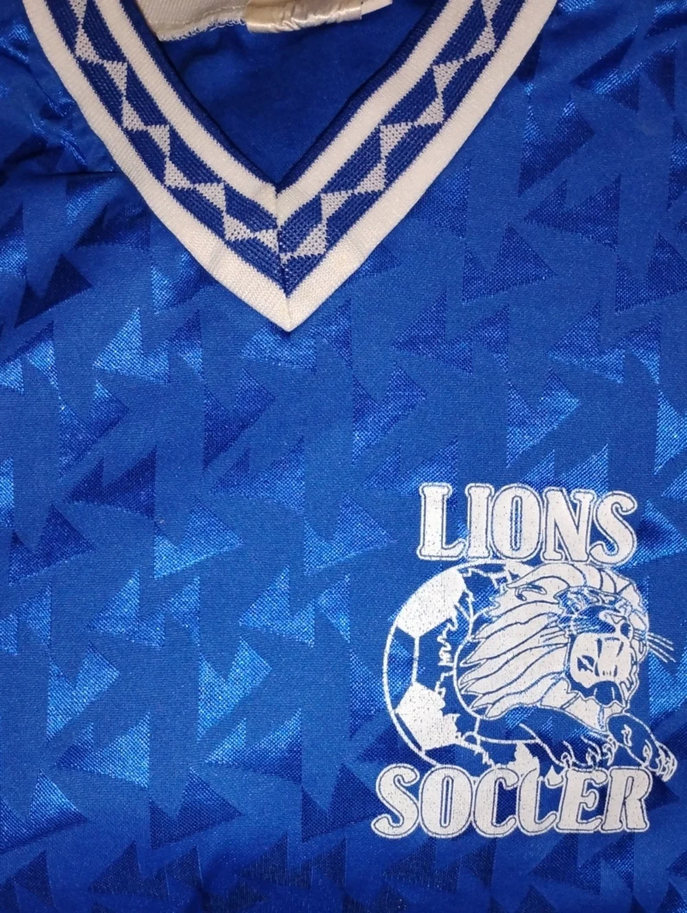 Blue Lions Soccer V-Neck Jersey